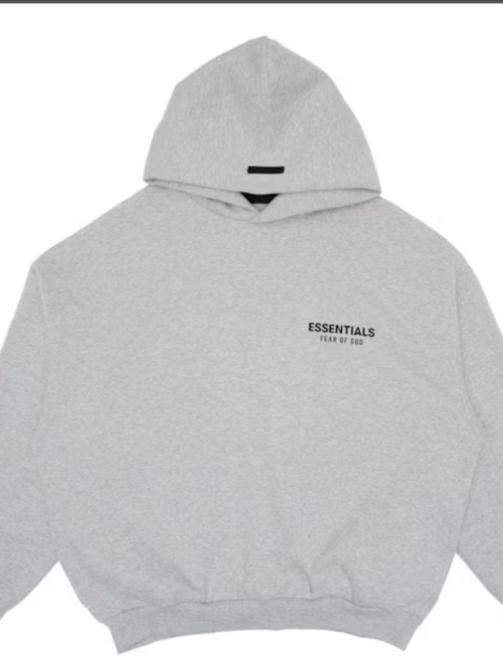 Fear of God Essentials Light Gray Hoodie